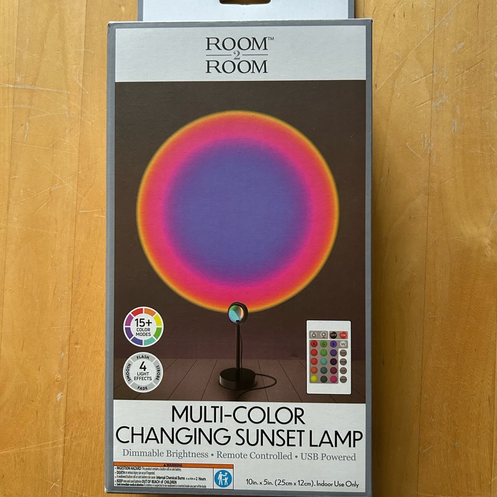 Multi-Color Changing Sunset Lamp